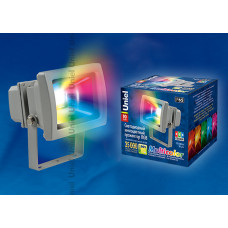 Прожектор светодиодный ULF-S01-10W/RGB IP65 110-240В картон UNIEL 07466