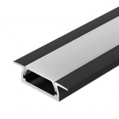 Алюминиевый профиль MIC-F-2000 ANOD Black