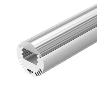 Профиль с экраном ALU-ROUND-2000 ANOD+LEN30 (arlight, Алюминий) Arlight 015527