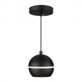 Подвесной светодиодный светильник Elektrostandard DLS023 9W 4200K черный  Elektrostandard a047775