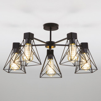 Потолочная люстра Eurosvet 70107/5 черный Eurosvet 70107/5 черный