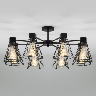 Потолочная люстра Eurosvet 70107/8 черный Eurosvet 70107/8 черный
