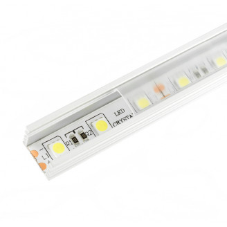 Алюминиевый профиль 16*12мм, L=2м в компл. с прозрачным экраном и аксессуарами (LR38-Т) Led-Crystal LR38-T