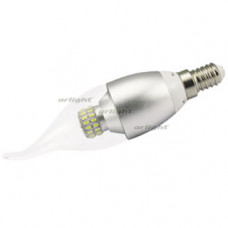Светодиодная лампа E14 CR-DP-Flame 6W Day White 220V Arlight 015224