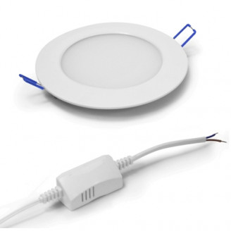 Светодиодный встраиваемый ультратонкий светильник DL-7 AC220V 7W Теплый белый 400lm (Белый корпус) MAYSUN 5857