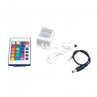 Контроллер RGB  ZC-1000RC 12V 3x2А = 72w (IR) Jazzway 3327385