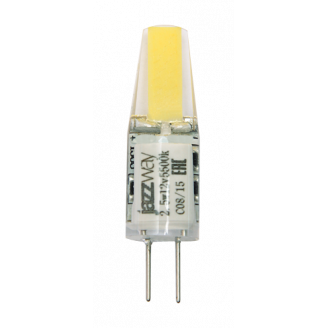 Светодиодная лампа PLED-G4 COB  3w 240Lm 3000K 220В (силикон d10*38мм) Jazzway 2857446