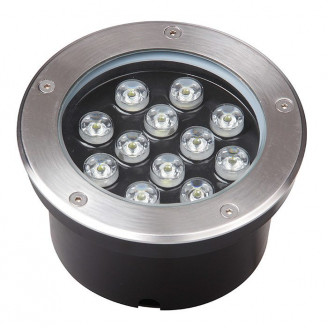 Светильник грунтовый встраиваемый PGR  R180 12w 4000K 30° Сhrome IP67 Jazzway 5006560A