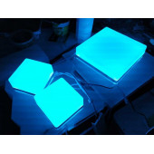 Тропа 115х115х40 RGB  Матовый/прозрачный