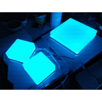 Тропа 115х115х40 RGB  Матовый/прозрачный