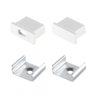 Набор аксессуаров для алюминиевого профиля LR37 (22х06) Led-Crystal R37