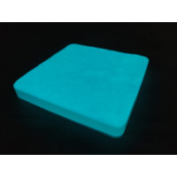 Самосветный каменекс Пластина 115х115-AS бирюзовый