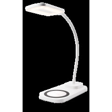 Hаст.лампа с б/конт. зарядкой  PTL 2101-WH PHONE CHARGER/USB 6w 3000К/4000К/6500K Jazzway 5033948