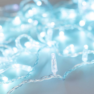 Светодиодная гирлянда ARD-STRING-CLASSIC-10000-CLEAR-100LED-FLASH Azure (230V, 7W) Arlight 025784