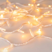 Светодиодная гирлянда ARD-STRING-CLASSIC-1000-CLEAR-100LED-PULSE Yellow (230V, 7W)