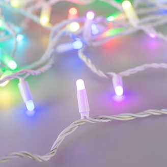 Светодиодная гирлянда ARD-STRING-CLASSIC-10000-WHITE-100LED-MILK-LIVE RGB-DMX (24V, 10W) (ARDCL, Закрытый) Arlight 031748