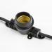 Гирлянда Uniel Belt-Light 220V UDL-K110 40/E27/10M IP65 Black UL-00006440 UNIEL UDL-K110 40/E27/10M IP65 Black