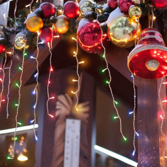 Гирлянда Eurosvet бахрома мульти 1,8*0,6м IP20 100-001 Eurosvet 100-001 мульти