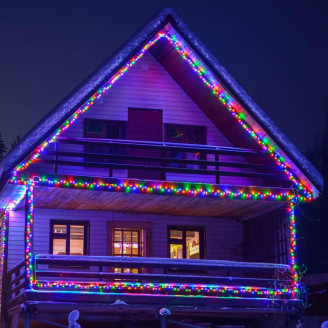 Гирлянда Eurosvet нить 20м IP65 400-102 мульти с эффектом мерцания Eurosvet 400-102 мульти с эффектом мерцания