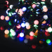 Уличная светодиодная гирлянда Eurosvet нить 230V 400-103 мульти с эффектом мерцания Eurosvet 400-103 мульти с эффектом мерцания