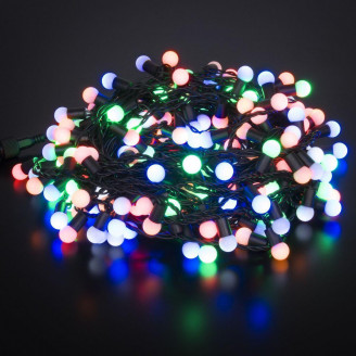 Уличная светодиодная гирлянда Eurosvet нить 230V 400-104 мульти с эффектом мерцания Eurosvet 400-104 мульти с эффектом мерцания