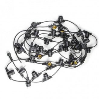 Уличная гирлянда Uniel 230V черный UDL-K121 10/E27/5M 5C IP65 Black Belt-Light UL-00007150 UNIEL UDL-K121 10/E27/5M 5C IP65 Black Belt-Light