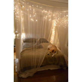 Светодиодная гирлянда Uniel бахрома 220V белый ULD-B3010-200/DTA White IP20 07949 UNIEL ULD-B3010-200/DTA White IP20