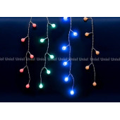 Светодиодная гирлянда Uniel занавес Радуга 220V разноцветный ULD-E2405-100/DTA MULTI IP20 RAINBOW 11130