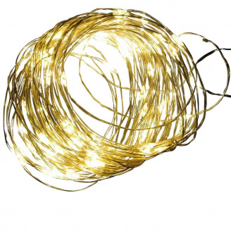 Светодиодная гирлянда Uniel Роса теплый белый ULD-S1000-100/SCB/3AA Warm White IP20 Dew UL-00005482 UNIEL ULD-S1000-100/SCB/3AA Warm White IP20 Dew