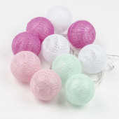 Светодиодная гирлянда Uniel Клубки теплый белый ULD-S0200-010/STB/2AA Warm White IP20 Tangles UL-00007285