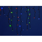Уличная светодиодная гирлянда Uniel бахрома 220V разноцветный ULD-B3010-200/TBK Multi IP67 UL-00003933