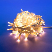 Уличная светодиодная гирлянда Uniel 220V теплый белый ULD-S1000-120/TBK Warm White IP67 UL-00003941