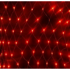 Гирлянда Сетка уличная, 144 LED, 1.5х1 м., красный Jazzway NTLD144-R-E