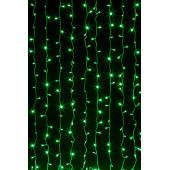 Электрогирлянда Занавес 150x150, 368 LED, зеленый