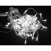Гирлянда Бахрома, ул., IP44, 100 белых LED, 2 м.