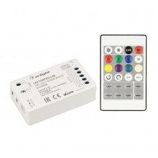 Контроллер ARL-4022-RGBW White (5-24V, 4x4A, ПДУ 24кн, RF) (ARL, IP20 Пластик, 3 года) Arlight 032358