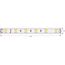 Светодиодная лента 24V IP65 холодного белого свечения DesignLed 002377