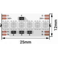 Светодиодная LED лента LUX с RGB-светодиодами