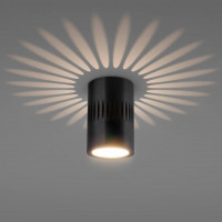 Потолочный светодиодный светильник Elektrostandard DLS026 7W 4200К черный