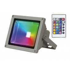 Прожектор светодиодный PFL- 10W/ RGB-RC/GR Jazzway 1005892