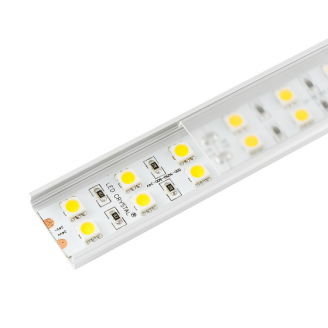 Алюминиевый профиль 24*6мм, L=2м в компл. с прозрачным экраном и аксессуарами (LR42-Т) Led-Crystal LR42-T