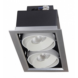 PSP-S 112  2x9W 4000K 24° GREY Карданный IP40 Jazzway Jazzway 1038135