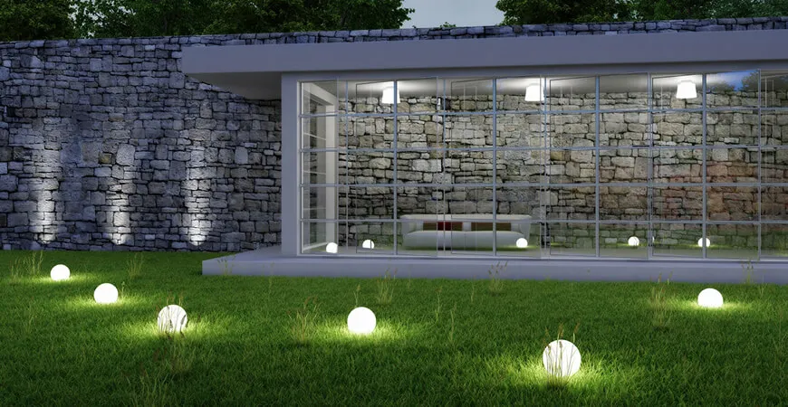 Наружные светильники для загородного дома: комфорт и стиль