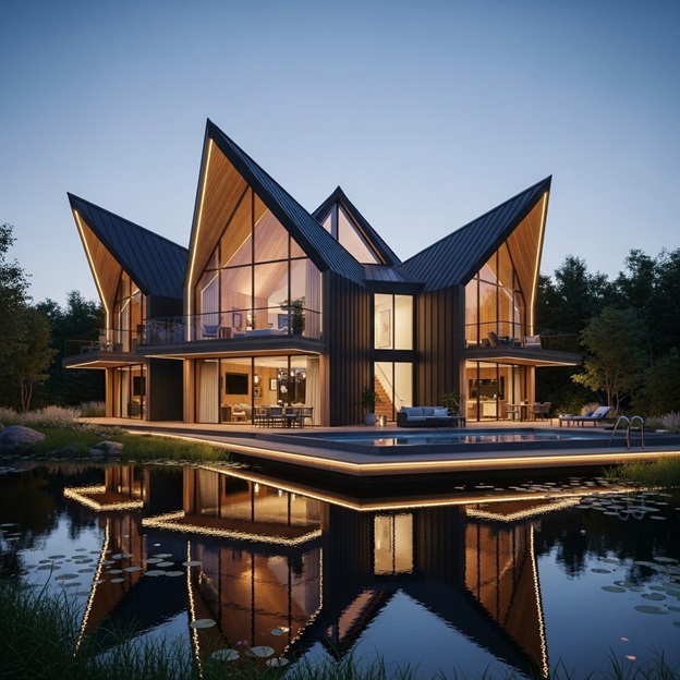 Наружные светильники для освещения фасадов: виды и преимущества